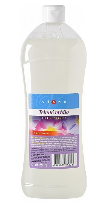 Vione tek.mýdlo bílé perleť+glycerin 1l Vione tek.mýdlo bílé perleť+glycerin 1l - Papírová hygiena Toaletní papír 2 vrstvý